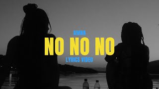 Amna  No No No Lyrics Video [upl. by Southworth]