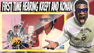 AMERICAN RAPPER REACTS TO  Krept amp Konan  Behind Barz  Adele Hometown Glory  Link Up TV [upl. by Atima733]