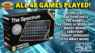 THE Spectrum  ALL 48 Games Played [upl. by Yrffej]