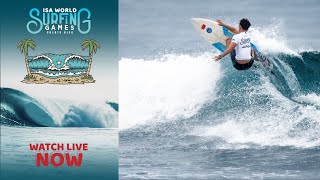 WEBCAST  Competition Day 4  2024 ISA World Surfing Games [upl. by Corby946]