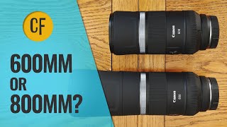 Canon RF 600 f11 vs 800mm f11 Which should you buy [upl. by Arised]