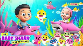 Baby Shark Song  Baby Shark do do do Song  Nursery rhymes and kids song kidsvideo cartoon [upl. by Misti486]