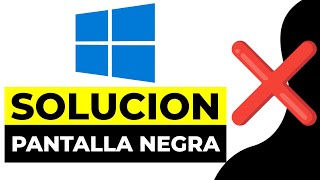 Solucion Windows 10 Pantalla Negra Solo Muestra el Mouse 2024 [upl. by Tik]