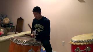 Traditional Chinese Lion Dance Drumming [upl. by Rawdin]