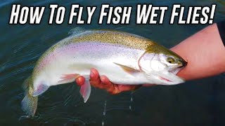 How To Catch Trout Fly Fishing With Wet Flies In Lakes amp Ponds [upl. by Nuy561]