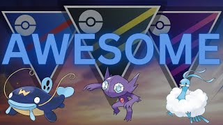 Great League Whiscash Sableye Altaria team is AWESOME in PokemonGo [upl. by Gnek993]