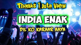 LAGU JOGET INDIA ENAK 🌴  DIL KO KARAAR AAYA 🌴 NEW ADIN REMIXER 2024 [upl. by Amihc]