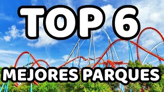 4K TOP 6 MEJORES PARQUES DE ATRACCIONES DE ESPAÑA [upl. by Nahseez]