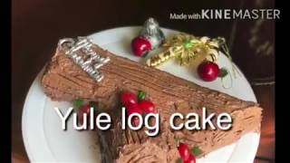 Yule log cake recipe [upl. by Cicero]