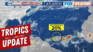 New Tropical Disturbance Forms In The Atlantic Ocean After Days Of Quiet [upl. by Ilatan]