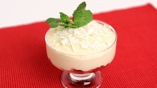 White Chocolate Mousse Recipe  Laura Vitale  Laura in the Kitchen Episode 720 [upl. by Uhej]