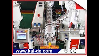 PERT oxygen barrier pipe production line Supplier KAIDE plastics machinery [upl. by Procto717]