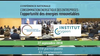 Les meilleurs moments de la conférence ENR entreprises 2018 [upl. by Sile]