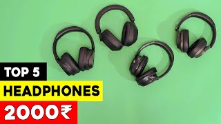 Top 5 Best Wireless Headphones Under 2000 2023 ⚡ Best Bluetooth Headphones Under 2000 rs ⚡ [upl. by Chema]