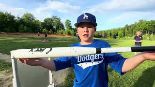 Wiffle ball league at a homemade field by kids ￼ [upl. by Ennoval92]