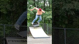 Kickflip backside disaster revert skateboarding quarterpipe freshpark [upl. by Mallin]