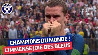 Coupe du monde  la joie des Bleus après la victoire [upl. by Nert]