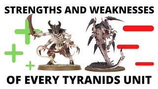 Strengths and Weaknesses for EVERY Tyranids Codex Unit [upl. by Venator]