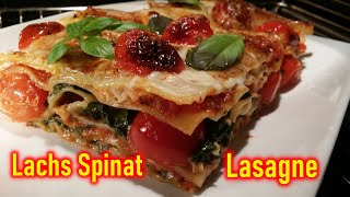 Lasagne mit Lachs und Spinat von Franz Stolz [upl. by Doownel]