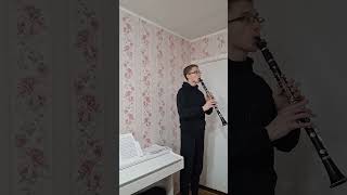 🎵 Etude for clarinet by Rose clarinet music etudes музыка этюд [upl. by Nevur]