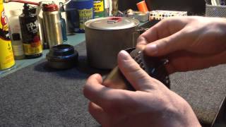 Evernew titanium alcohol stove and stand review [upl. by Nolrev966]