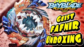 Lets Unbox Geist Fafnir Review amp Test Battle vs Caynox C3  Beyblade Burst Toys Super Z Beyblades [upl. by Trik]