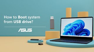 How to Boot System from USB Drive  ASUS SUPPORT [upl. by Solomon]