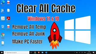 How to Clear ALL CACHE amp JUNK From Windows 11 amp Windows 10 Easy Way [upl. by Scholem]