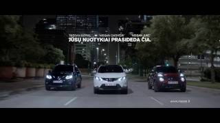 Nissan krosoverių gama  JUKE QASHQAI ir XTRAIL [upl. by Dael]