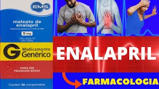 ENALAPRIL  PARA QUE SERVE COMO TOMAR COMO FUNCIONA EFEITOS COLATERAIS  FARMACOLOGIA [upl. by Giulio]