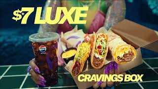 Taco Bell 7 Luxe Box  Ultimate Value Meal  Delicious TV Commercial tvcommercials tacobell [upl. by Ahrendt305]