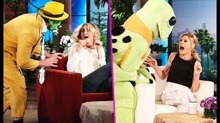 Best Moments When Ellen Scares Celebrities On The Ellen Show [upl. by Riatsila]