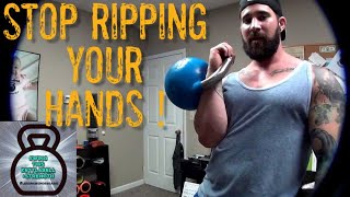 RIPPING HANDS with Kettlebells  Tips to Stop Tearing Skin with the Kettlebell Snatch and Clean [upl. by Essilrahc]