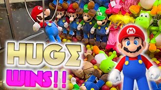 WINNING GIANT MARIO FROM THE BIG CLAW MACHINE  UK Claw Machines [upl. by Toomay488]