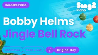 Bobby Helms  Jingle Bell Rock Piano Karaoke [upl. by Niamjneb608]