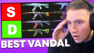 The ULTIMATE Valorant Vandal Tier List Ranking EVERY Vandal 2024 [upl. by Irtimed849]