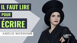 techniques décriture Amélie Nothomb  la préparation dun roman [upl. by Sardse]