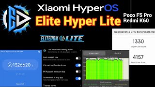 Elite Rom Lite V1023124 For Poco F5 Pro Redmi K60 Most Stable Hyperos For Mondrain [upl. by Vander501]