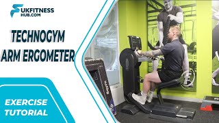 Exercise Tutorial Technogym Arm Ergometer [upl. by Narhem]