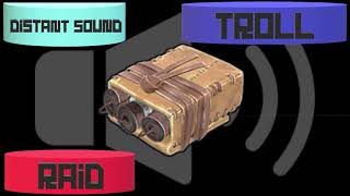 【2021】【TROLL】Satchel Charge Raid sound from a distance｜Rust Sound Effect｜raid distant｜RustSFX [upl. by Bouchier695]