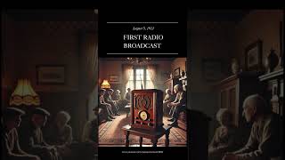 August 5 1921 FIRST RADIO BROADCASThistoryfacts shortvideo [upl. by Nea535]