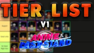 NEW Update 1 Anime Last Stand Tier List  Who You Should Summon For Ranking The Best Units [upl. by Ealasaid]