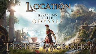 Assassins Creed Odyssey Attika Location Textile Workshop 100 Walkthrough [upl. by Josie]