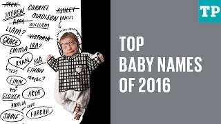 Most popular baby names for 2016 plus their meanings [upl. by Ursola]