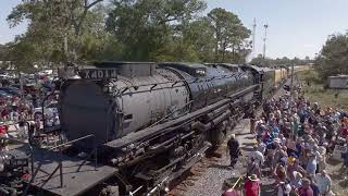 Union Pacific Big Boy Raw Drone Video10724 [upl. by Anada]