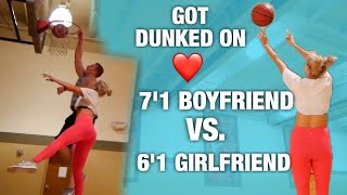 71quot BOYFRIEND VS 61 GIRLFRIEND IN BASKETBALL Ft MILEY CYRUS [upl. by Daeriam621]