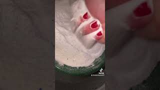 Baking soda paste w dawn dish soap amp baking soda AampH paste w Pinalen [upl. by Hamann]