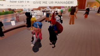 Cafe trolling 😂roblox [upl. by Koo]