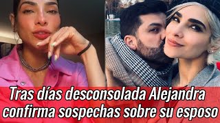 Alejandra Espinoza aparece llorando junto a su hijo y confirma sospechas sobre su esposo [upl. by Arrek]