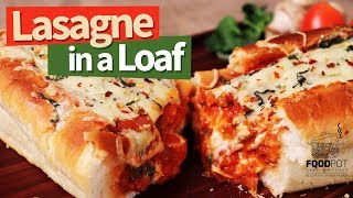 Lasagne in a Loaf  How To Make Lasagne Loaf [upl. by Imaon264]